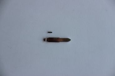 Schlüsselrohling (ungeschliffen) für Flipkey mit schwarzen Tasten