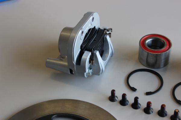 Komplettset Bremse vorne Ø 220 mm inkl. Bremssättel