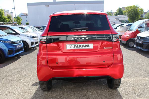 Aixam Crossover Premium - Diesel Euro 5+ - ABS - CarPlay+AndroidAuto - Perlmuttrot- Neufahrzeug