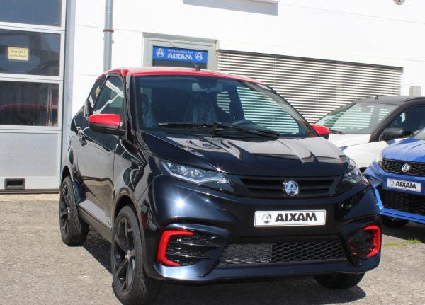 Aixam City Sport - Diesel, Euro 5+ - ABS  - Schwarz/Rot (Metallic) - Neufahrzeug